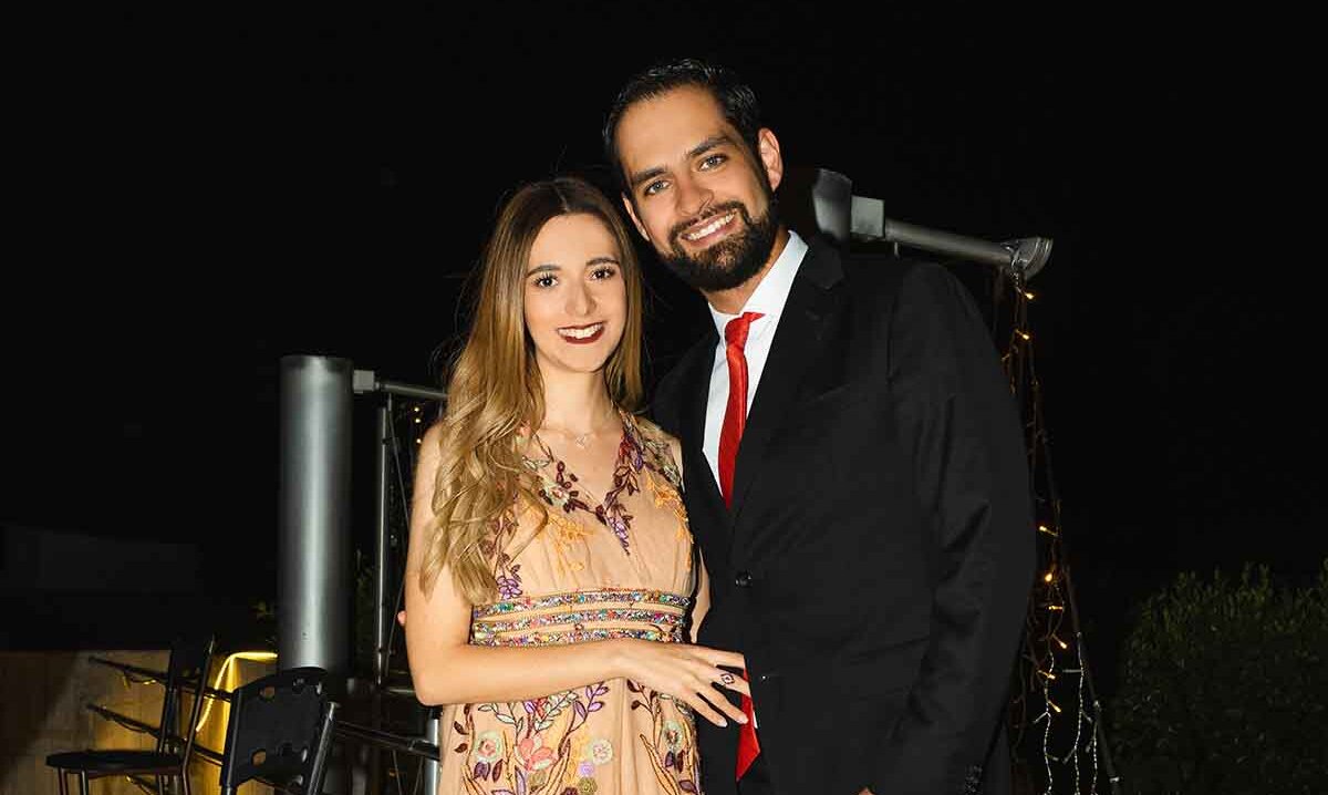 Mayte de la Mora y Javier Báez