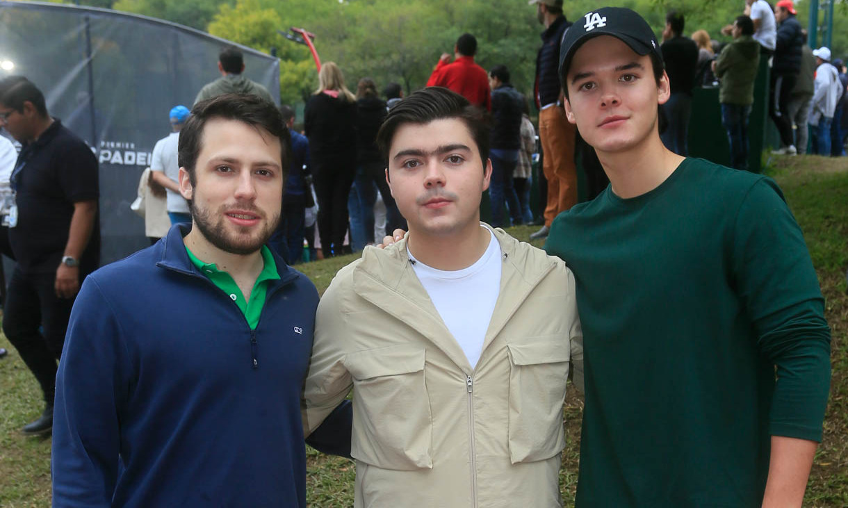 Juan Pablo Altamirano, Pablo de Saro y Alejandro Aguilar