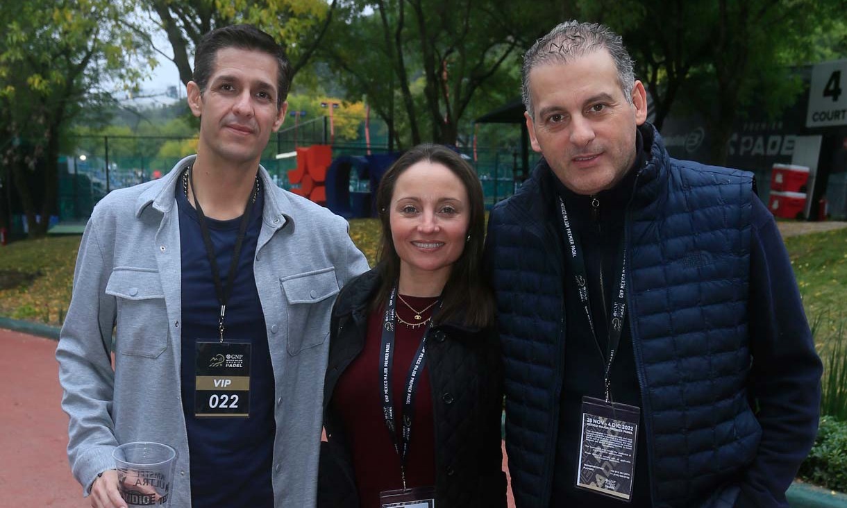 Ricardo Cid, Mayra Macias y Mauricio Canavati