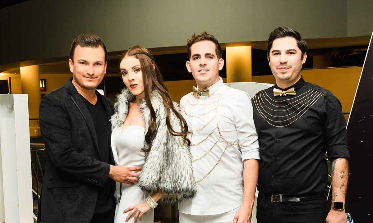 Armando Arroyo, Verónica Nicoleta, Leonardo Ángulo y Mario Peláez