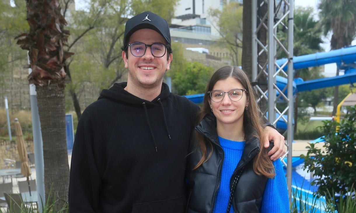 Roberto José Elizondo y Sofia Rhon