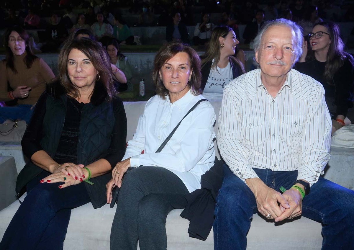 Ale Marcos de Garza, Lourdes Marcos de Livas y Juan Livas