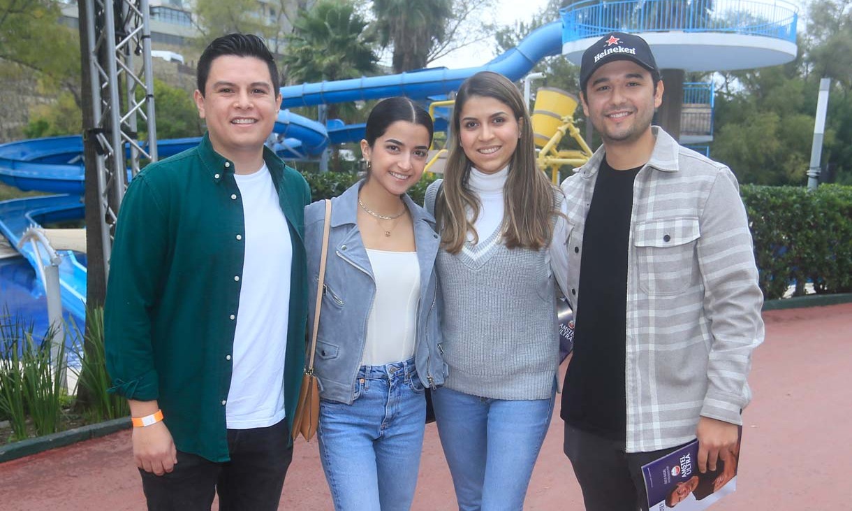 José Ibarra, Mariana Páez, Melissa Álvarez y Alejandro Argón