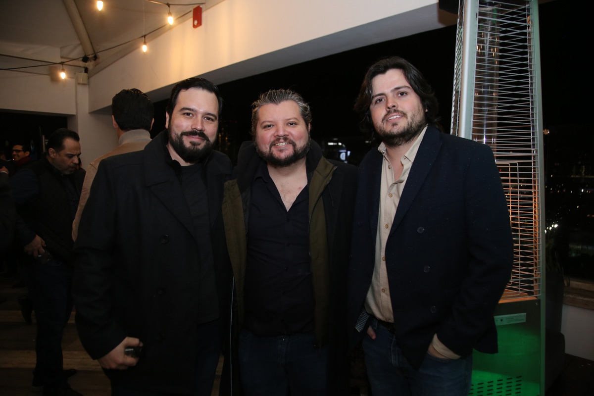 Eduardo de la Garza, Greogrio Cavazos y Edgar Cavazos