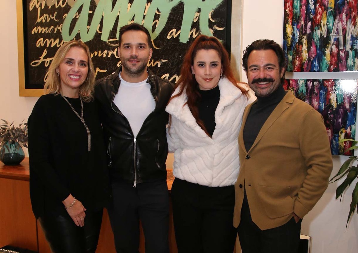 Itzamar Allande, Virgilio Lozano, Laura Castillo y Enrique Carlin