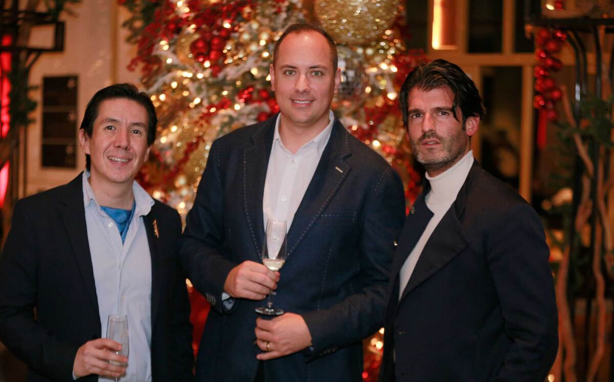 Javier López, Óscar García y Ruly González