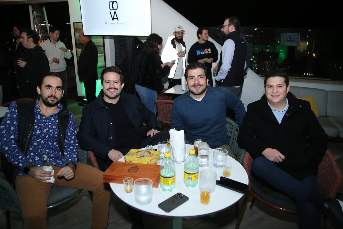 José Arguello, Carlos Carvajal, Alejandro Orta y Luis Raúl Mendoza