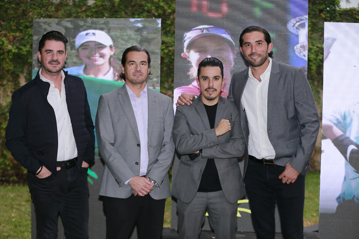 Pepe Elizalde, Alberto Villarreal, Agustín Martínez y Jacobo Zablah