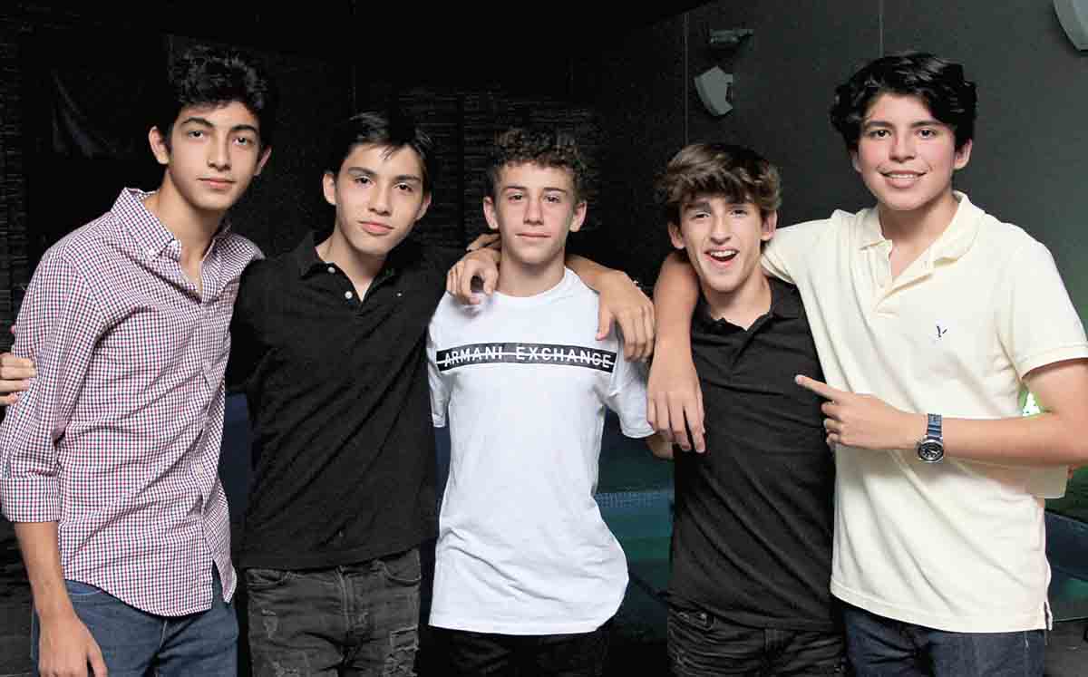 Sebastián Ramos, Carlos Sabido, Alex Lacavex, Alejandro Valero y José Fernando Vargas / Fotos: José Chang