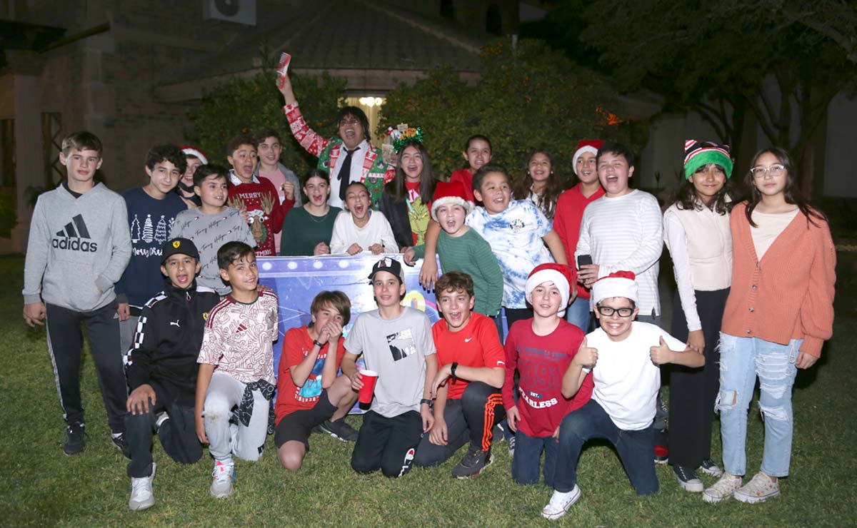 Amigos de sexto de primaria del Colegio Inglés