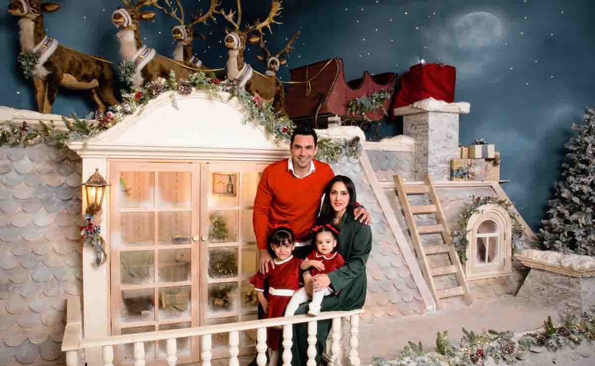 Beto Murra y María Andrea de Murra junto a sus hijas / Fotos: Goga Photography