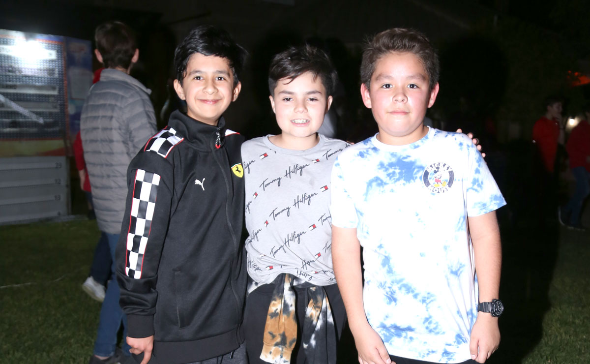 Leonardo, Rubén y Ander