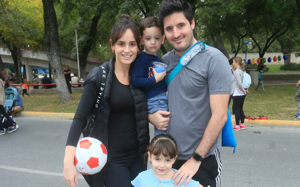 Melina De Garza, Marcelo Garza, Adrián Garza y Sofía Garza
