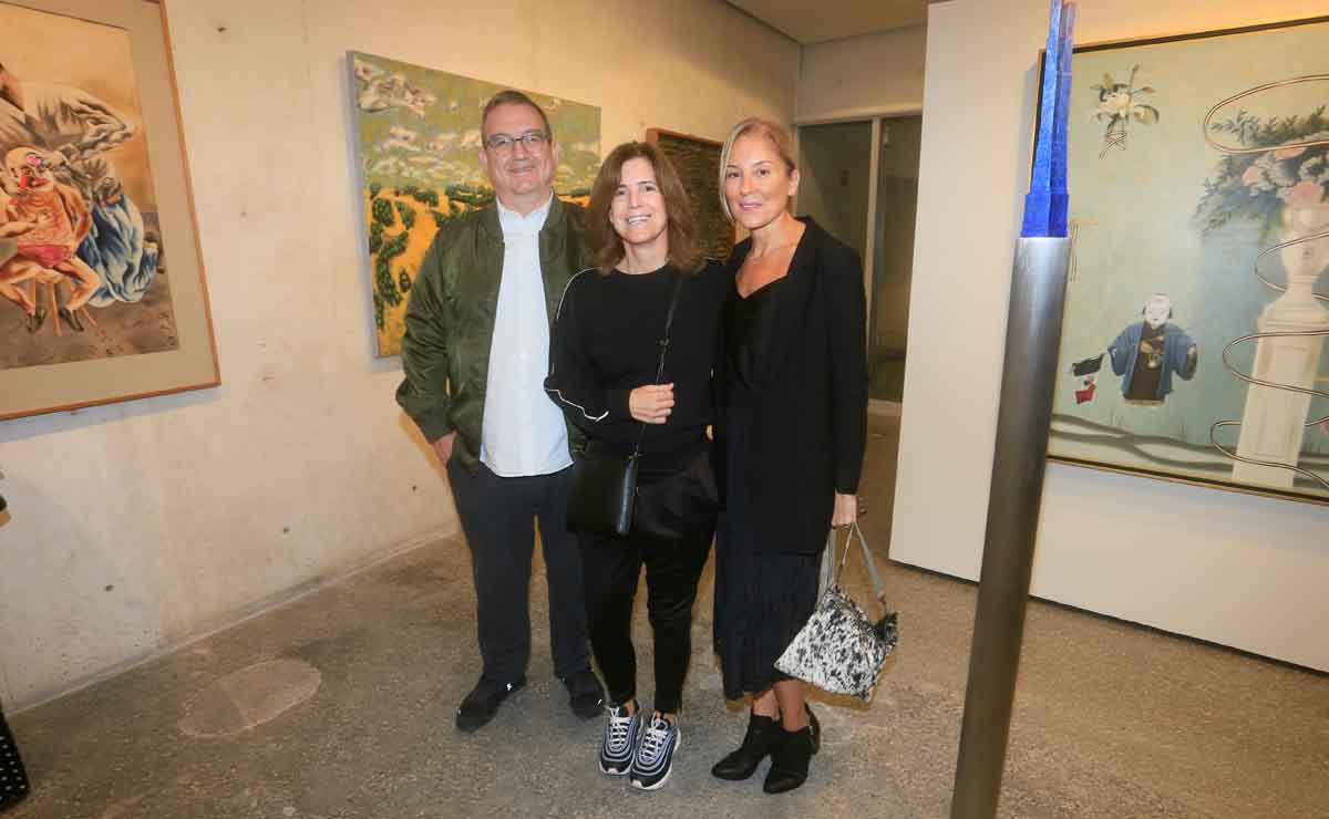Rodrigo Odriozola, Cristina Bustindui  y Eva Ramírez / Fotos: Omar Valdez