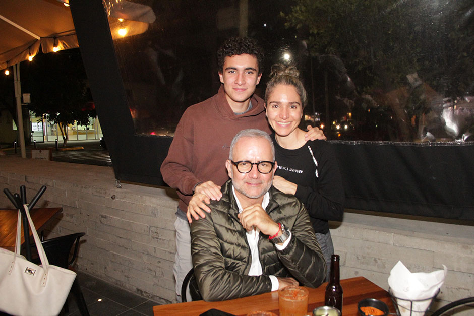 André Ochoa, Maggie Malacón y Nino Muñoz