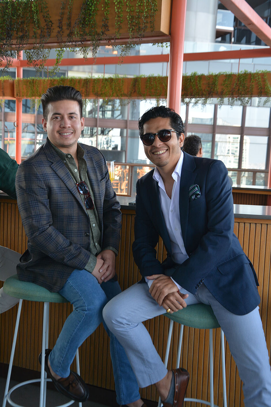 Eduardo Escatel y Héctor Palazuelos