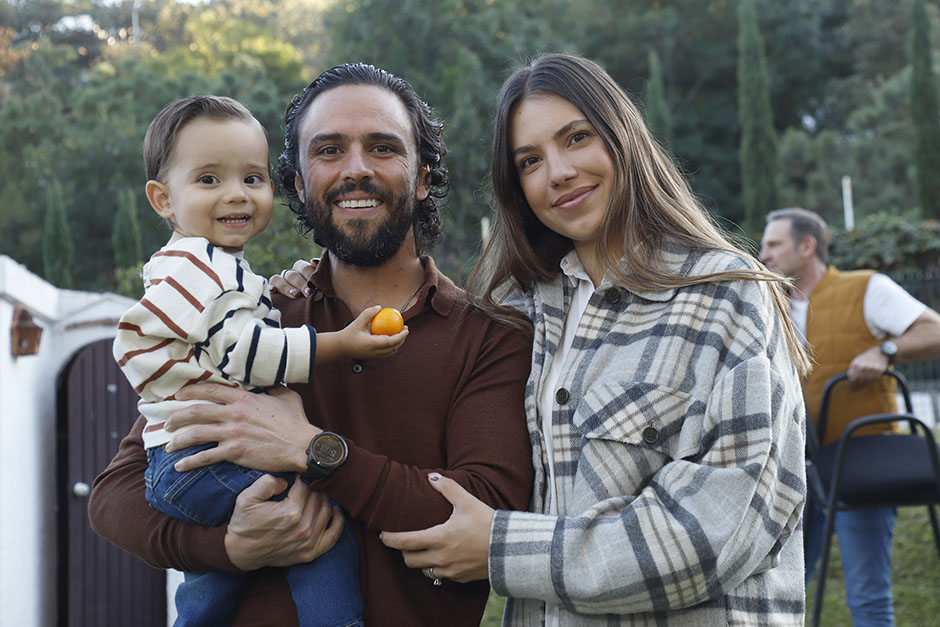 Marcelo Zárate, Tona Zárate y Karen Rubio