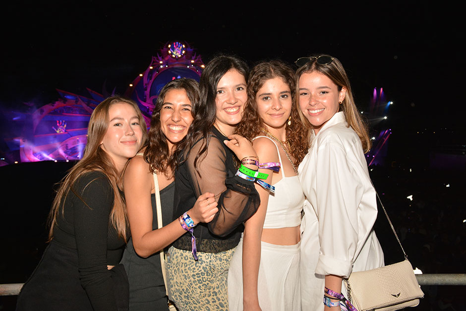 Ximena García, Andrea de Alba, Ana María Vielma, Carola Arregui y María Inés de la Rosa