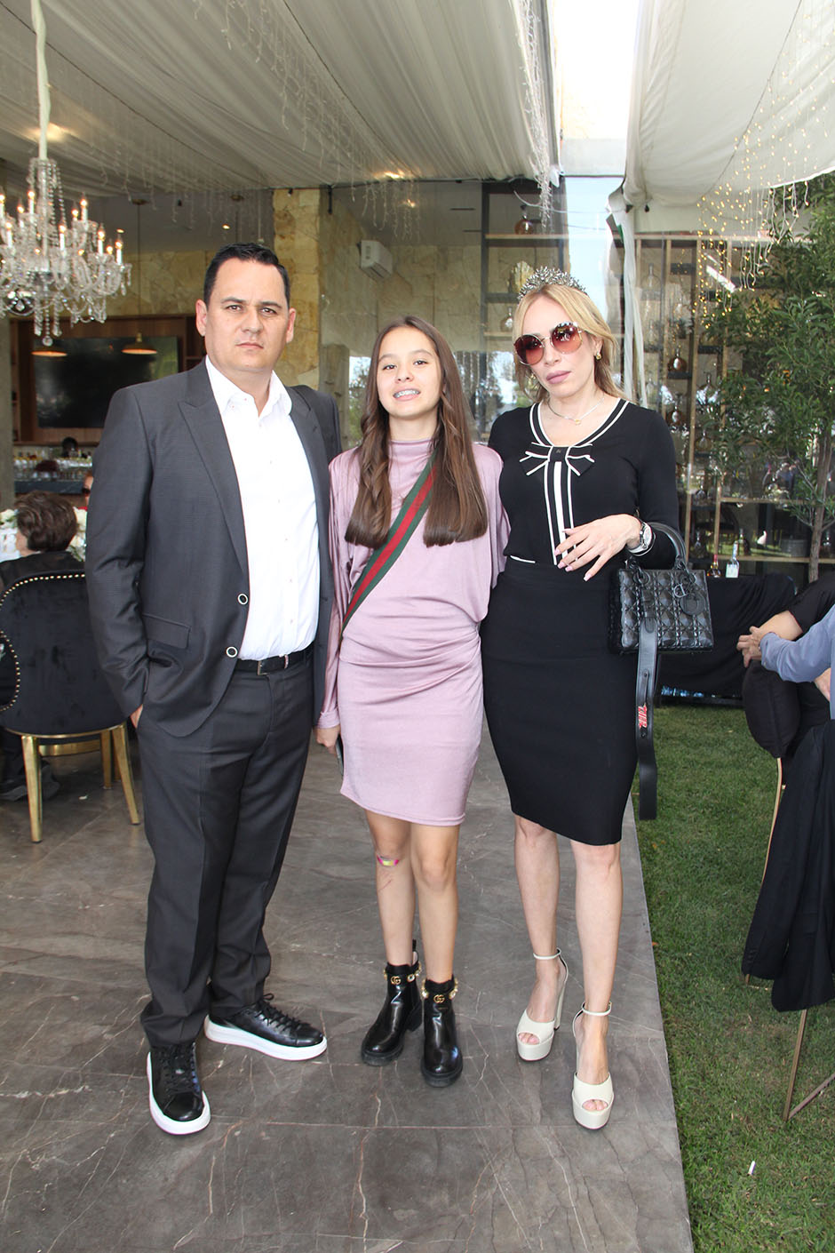Alejandra Peña, Daniela Gómez Puga y Rogelio Gómez