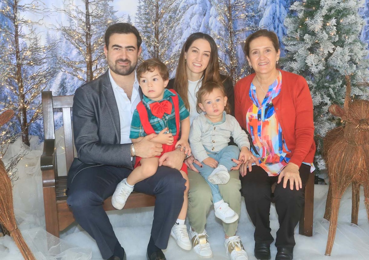 Elías Saide, Mateo Saide, Lucía Dillon, Rafa Saide y Martha Páez