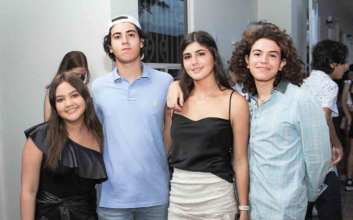 Maru López, Eduardo Nader, Lilian Nader y Rodrigo Cantú / Fotos: José Chang