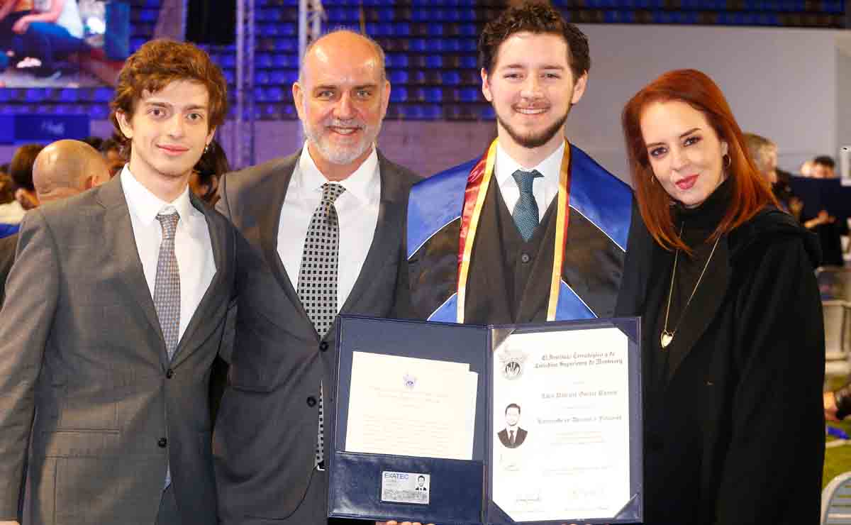 José García, Luis García, Patricio García y María Eugenia Ramos / Fotos Daniel Saldívar