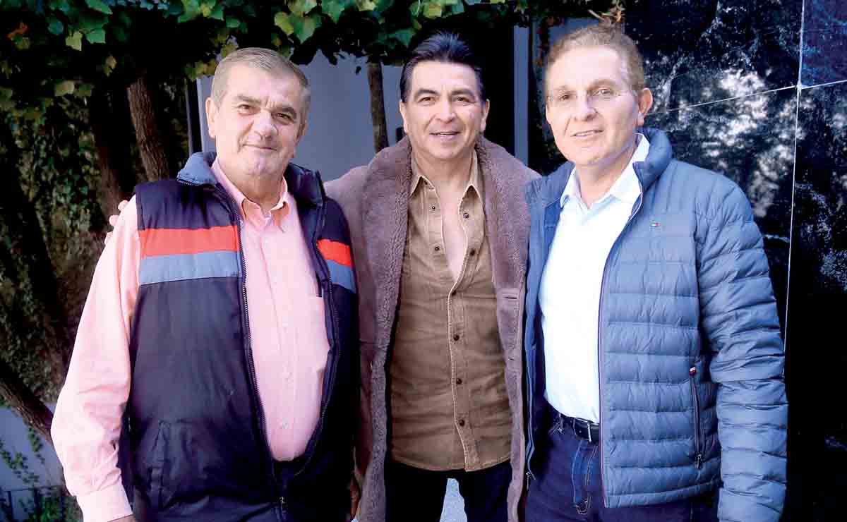 Juan Áncer, Víctor Moreno y Eduardo Áncer / Fotos: Omar Valdez