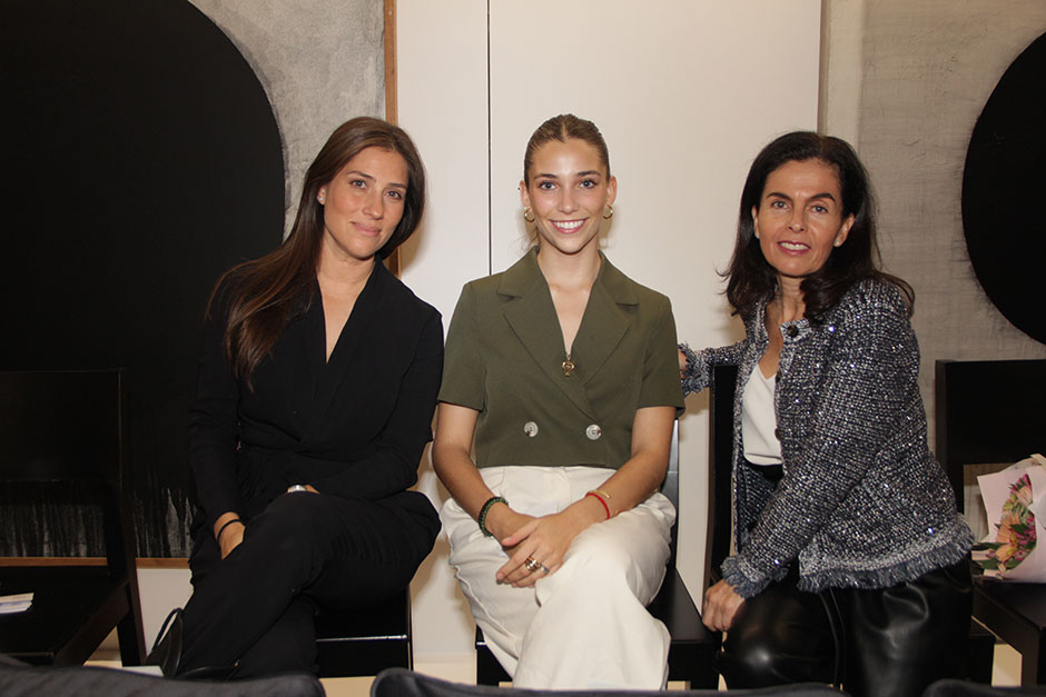 Laura Santana, Marina Díaz y Alicia Ibarra.