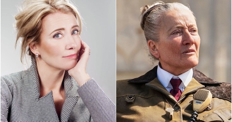 Emma Thompson y su transformación para Tronchatoro en Matilda (Foto: Instagram)