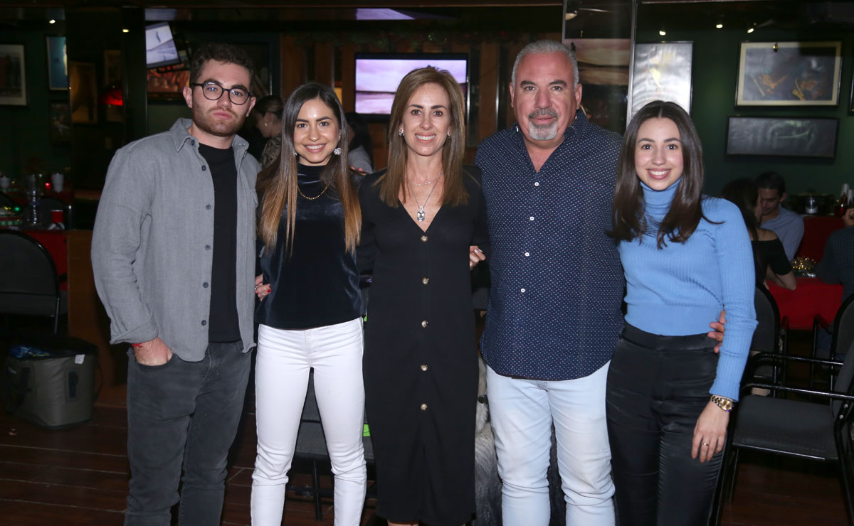 Jaime, Daniela, Eva, Jaime, Luisa y Jonathan