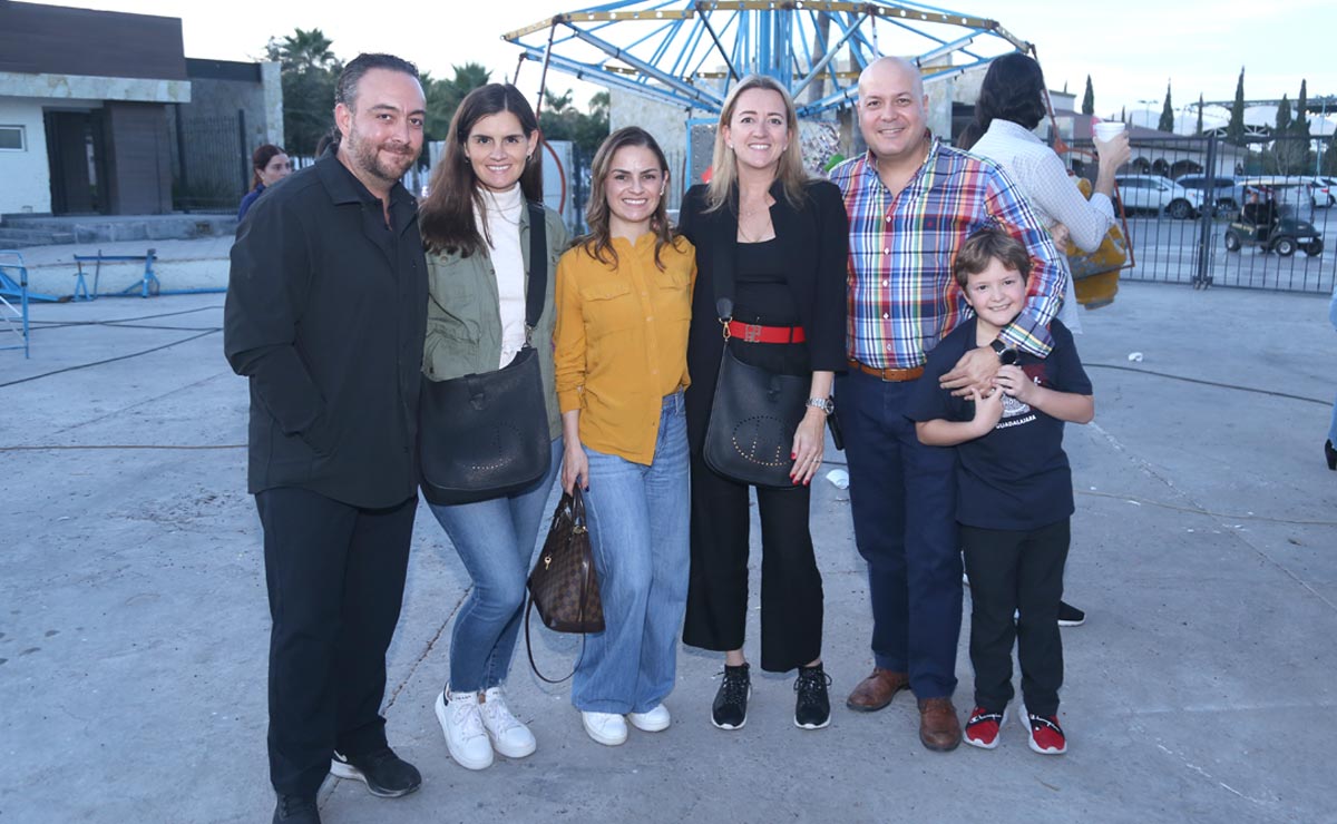 Yamil, Lucía, Maricarmen, Alma, Jesús y Chuy