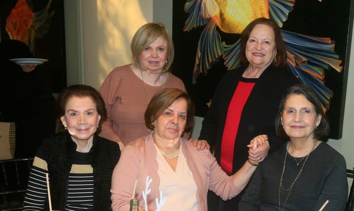 María Elena Garcia de Suárez, Olinda Serna, Martha Salinas, Yolanda Vega y Cecilia Cárdenas