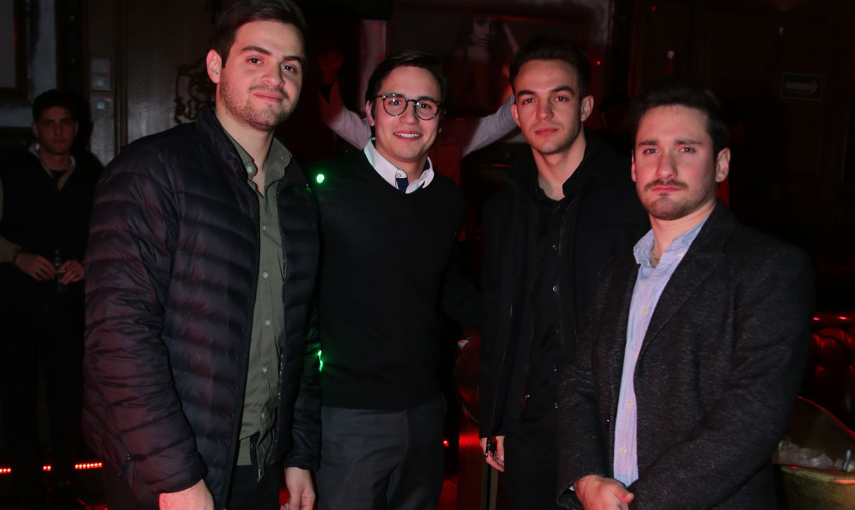 Daniel Benavides, Marcelo Zavala, Beto Sada y Evaristo González