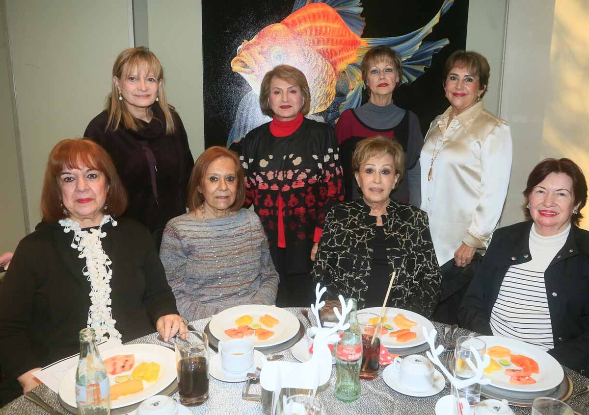 Montserrat Torres, Laura Elizondo, Ana María Alanís, Elsa Rodríguez, Yolanda Morales, Deborah Rosani, Olga Laura Elizondo y Silvia Elena De la garz