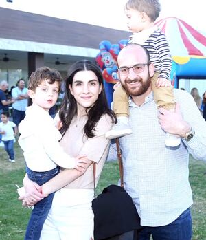 Santiago, Sofía, Omar y Pablo