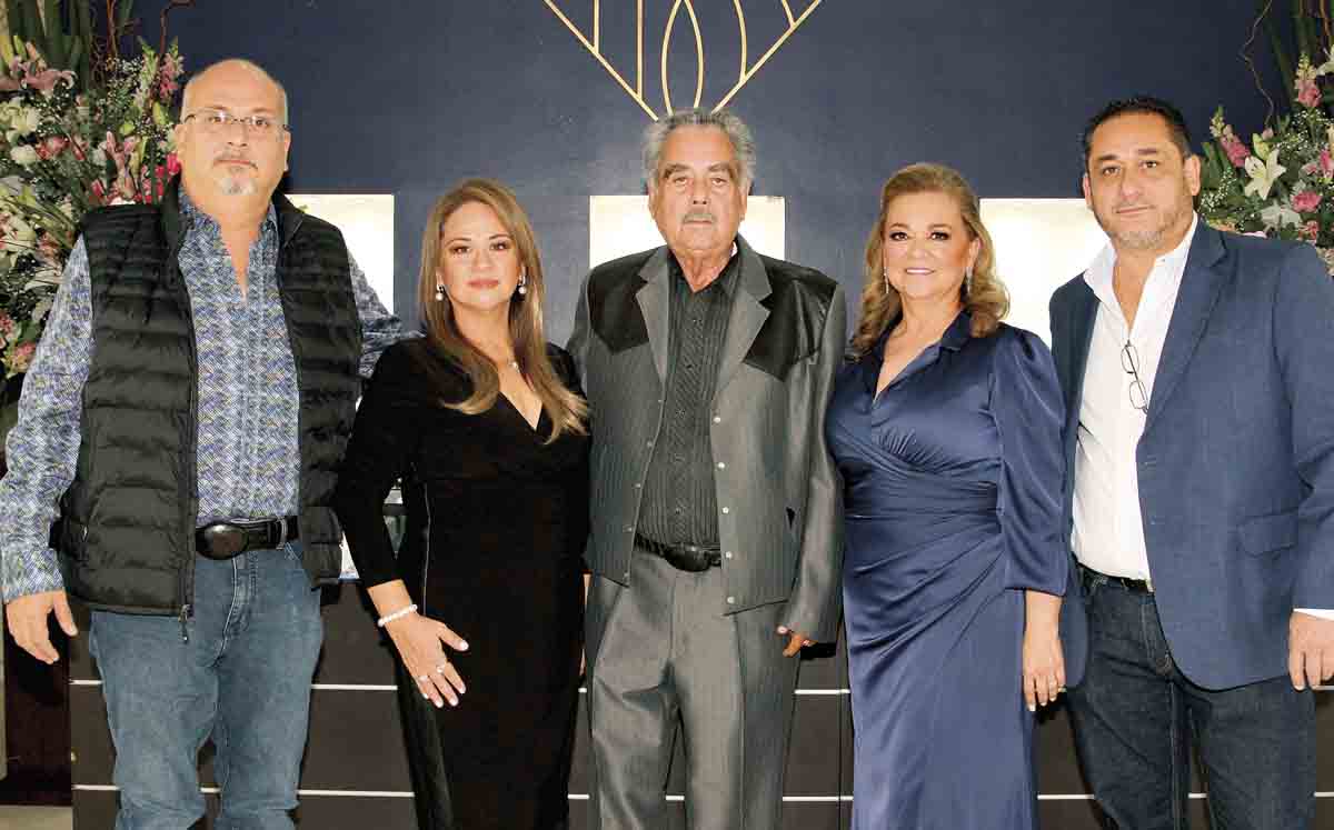 José Luis Rangel, Eloina Rangel, Heriberto Rangel, Inés Rangel y Heriberto Rangel / Fotos: José Chang