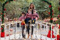 Lourdes Basave, Santiago Casarín, Mateo Casarín y Marcelo Casarín. Fotos por Marifer Rached