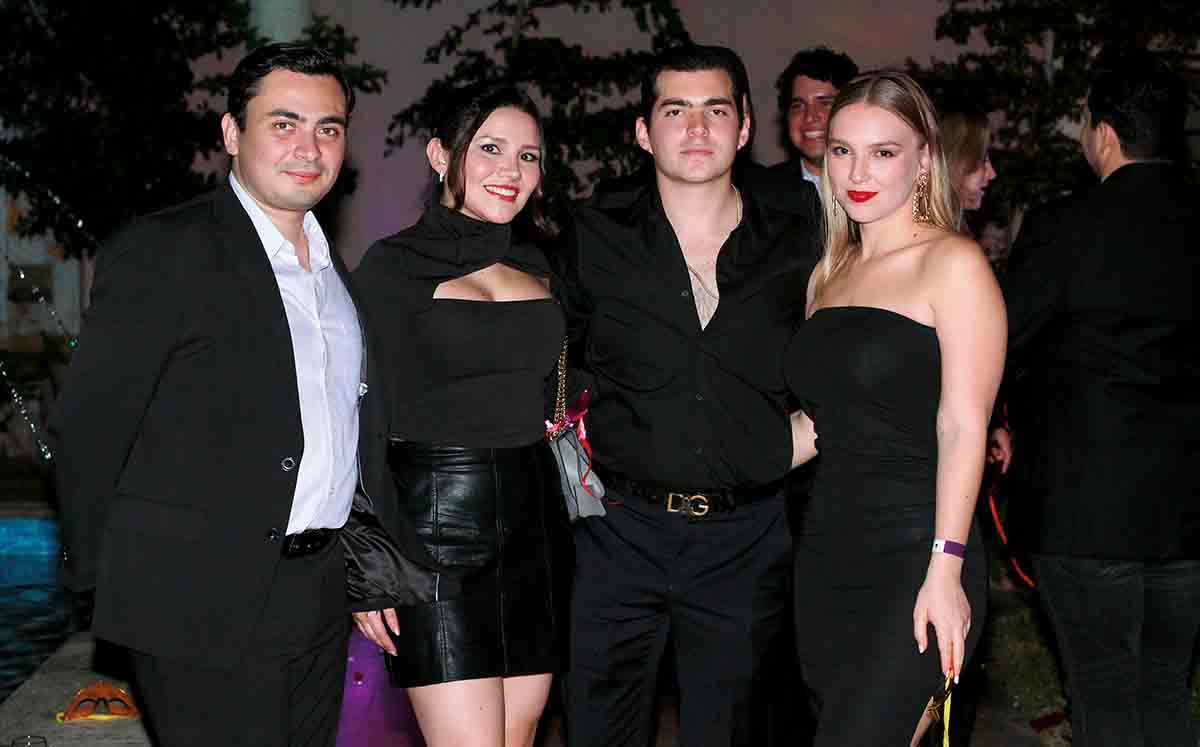 Juan Carlos Zamudio, Isela Guerrero, David Mennah y Regina Zúñiga / Fotos: José Chang