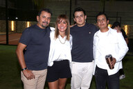 Jorge, Hilda, Jorge y Milo