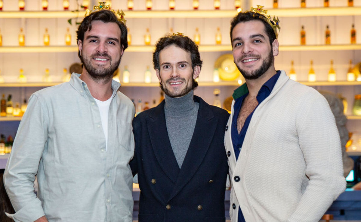 Rodrigo Castelazo, Rafa Picard e Iker Santinelli