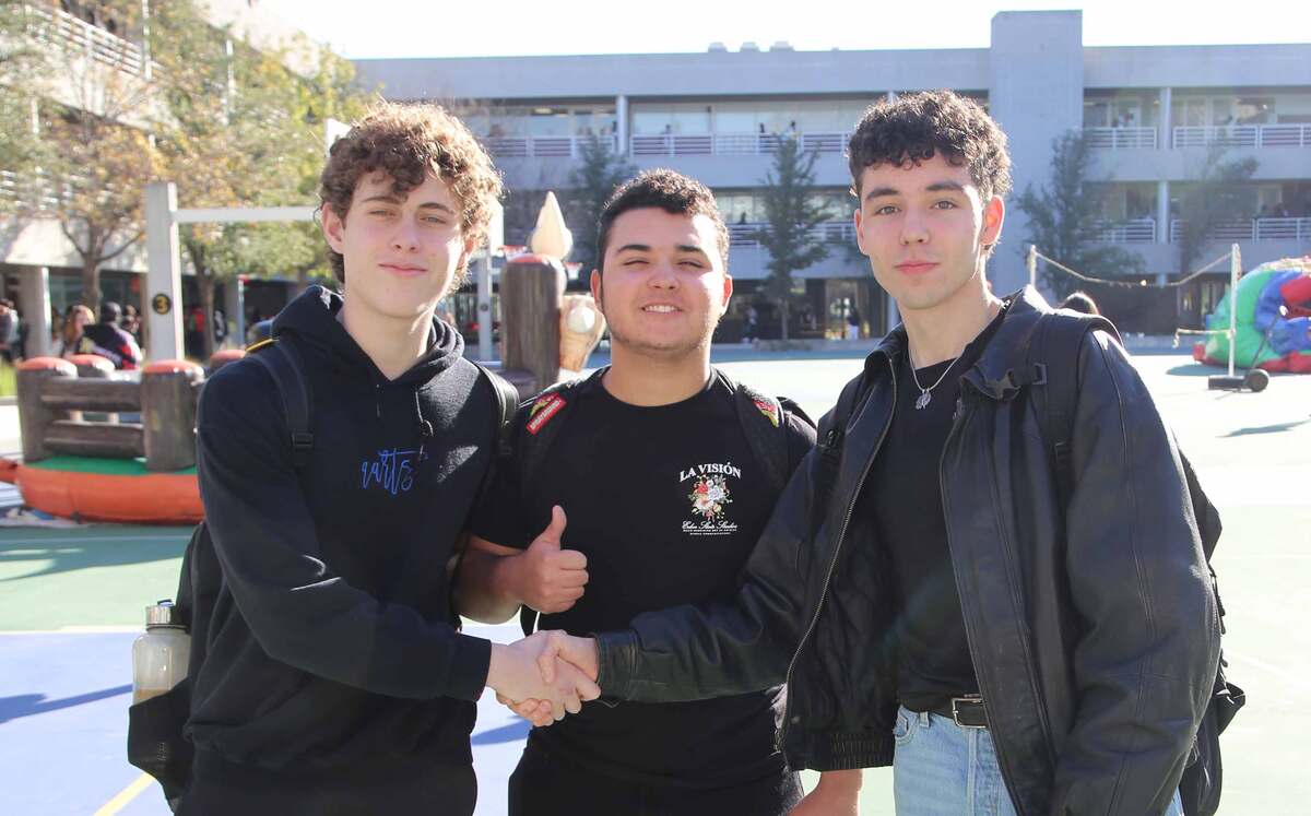 César Rodríguez, Diego González y Gabriel Ortiz