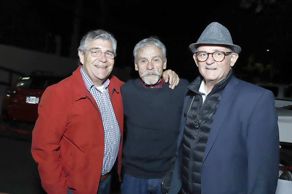 Humberto Medel, Gustavo Hernández y Gonzalo Velasco