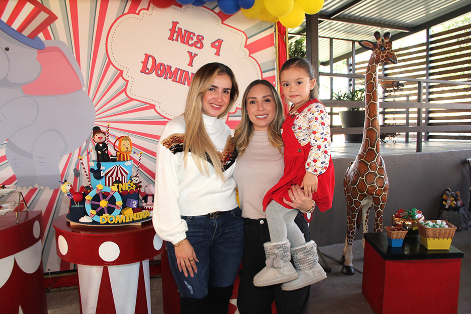 Yeny Mora, Sofía García y Elisa Valencia