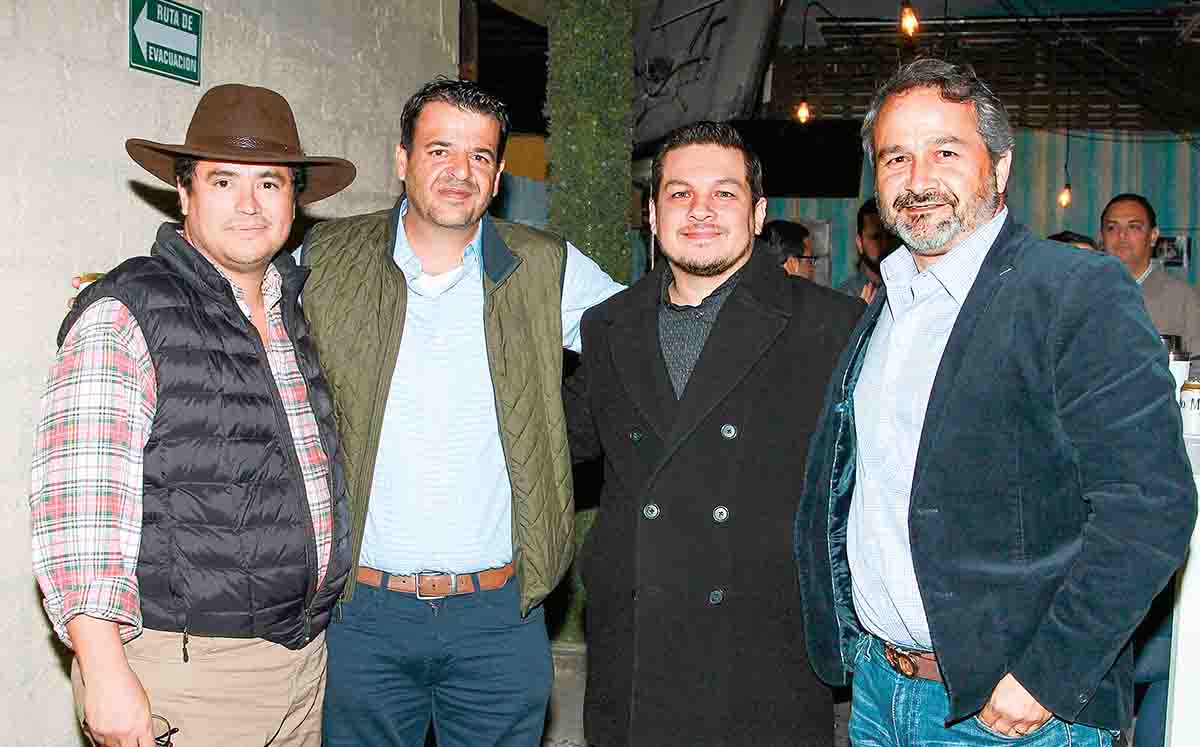 Mario Alberto Cruz, Jorge Arturo Elizondo, Ricardo Elizondo y Leandro Elizondo / Fotos: José Chang