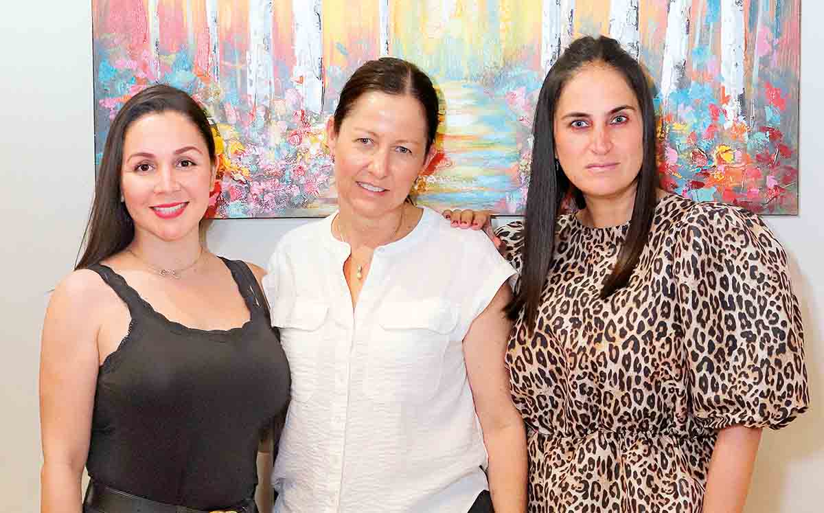Dulce de Meráz, Mónica de Holguera e Ivonne Feres / Fotos: Dennis Hernández