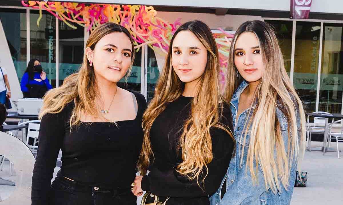 Itzel Garzón, Alexa Krebs y Valeria Krebs