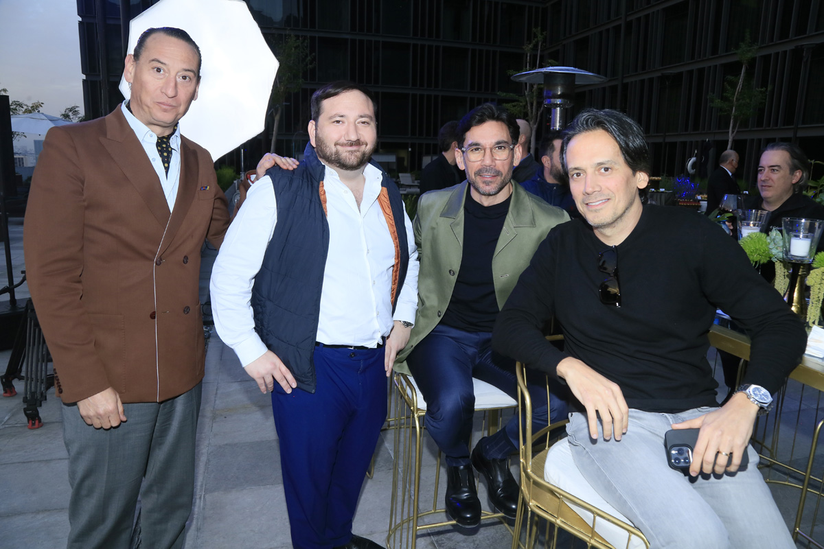 Adrián Páez, Miguel Ferrigno, Marco Garza y Domingo Viesca