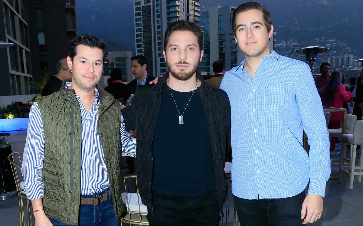 Daniel Rubio, Luis Moya y Mauricio Hinojosa