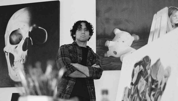 “Si todo pudiera comunicarse de una manera u otra, entonces el arte no existiría”. Daniel Moreno (Fotos: Andrés Rojo)