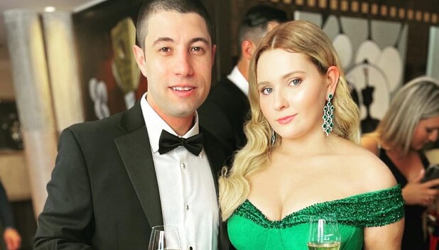 Abigail Bresllin tuvo el vestido de novia perfecto para una chica curvy (Foto: Instagram)